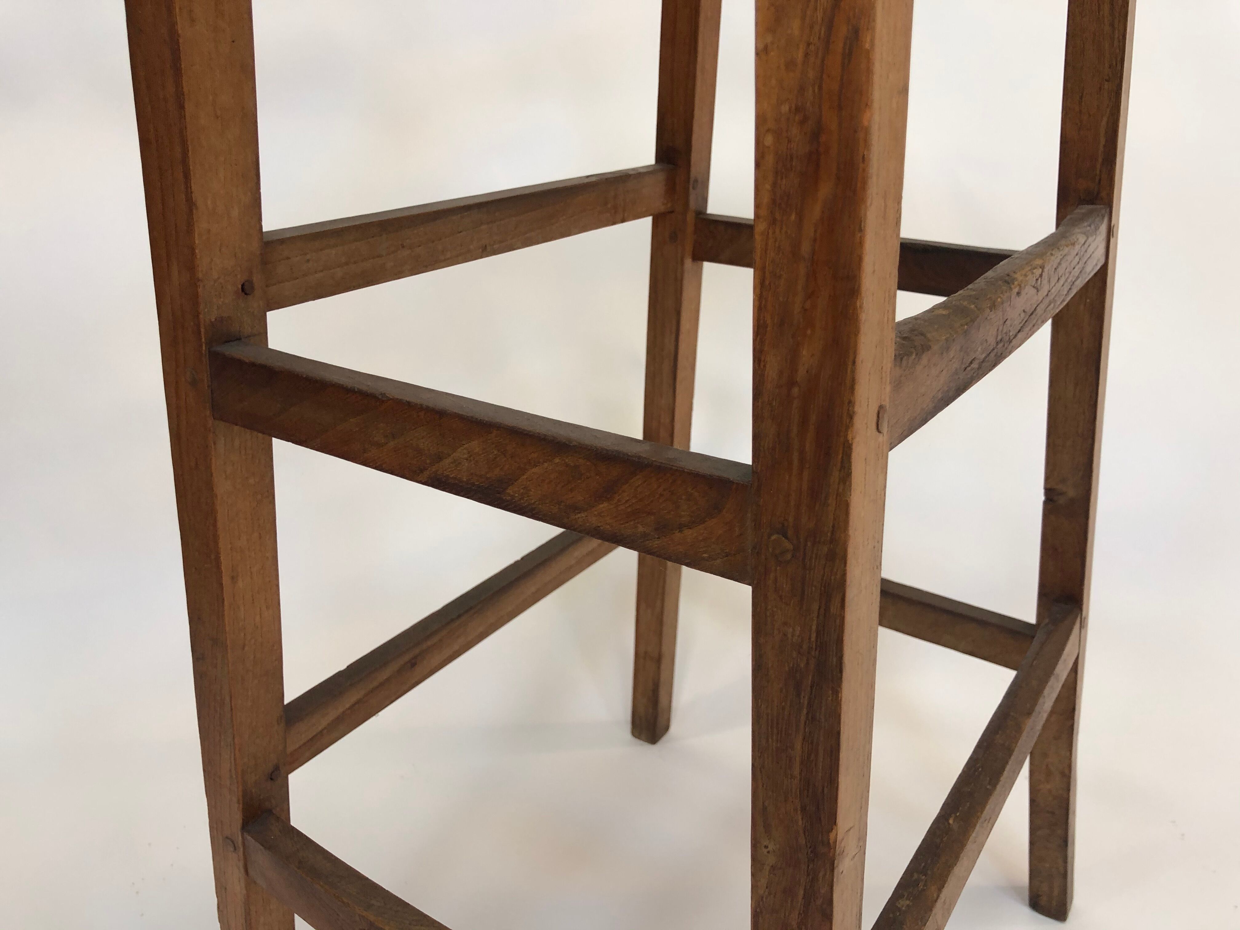 Minimalist wooden bar stool 40-50s