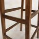 Minimalist wooden bar stool 40-50s