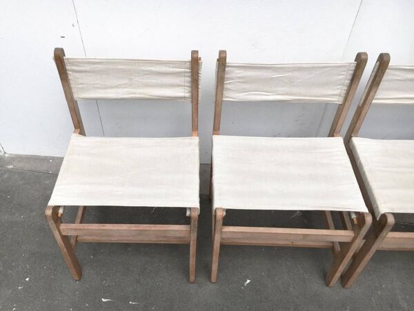 Chaises de salle à manger Safari danoises milieu du siècle par Peter Ole Schiønning pour Niels Eilersen, lot de 6