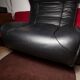 Leather sofa model "Veranda" Vico Magistretti for Cassina