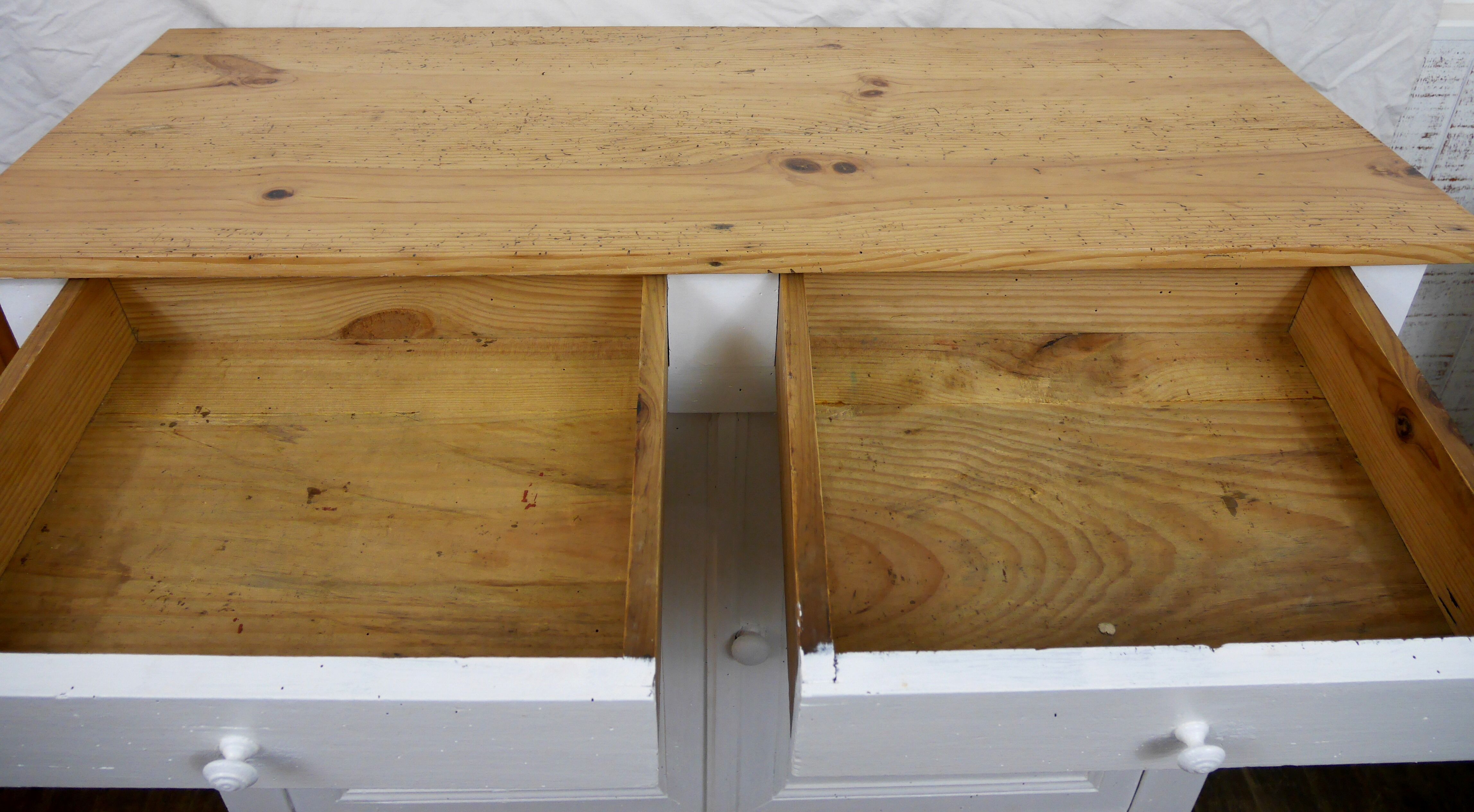 Antique white Parisian buffet