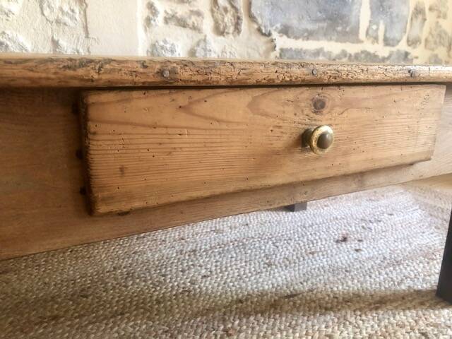 Antique farmhouse coffee table