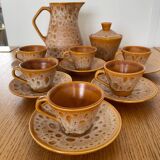 Niderviller Fauve model coffee set – 14 pieces, stamped, excellent