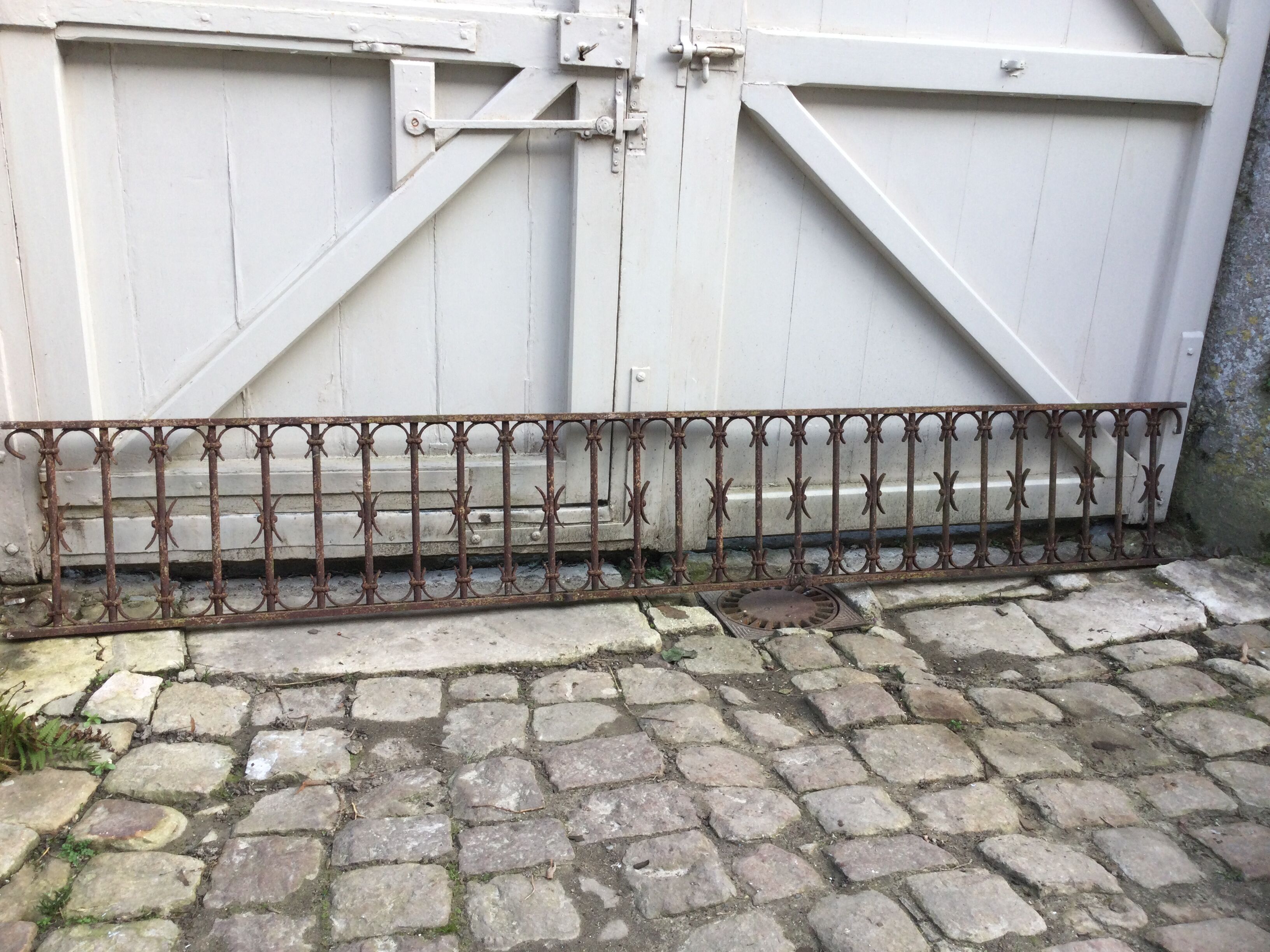 old wrought iron gate