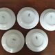 5 assiettes plates KG Lunéville, modèle Madrigal