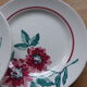 6 Sarreguemines dessert plates, Monceau model 200215