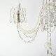 Prism chandelier - Five glass arms - Electric - c. 1890