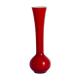 Vintage Soliflore vase in red opaline 70s