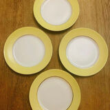 Set of 4 flat plates Moulin des Loups