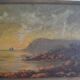 Old seaside painting HSP marine painting signed A. Raynal