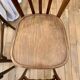 ensemble de 6 chaises bistrot en bois courbé années 50