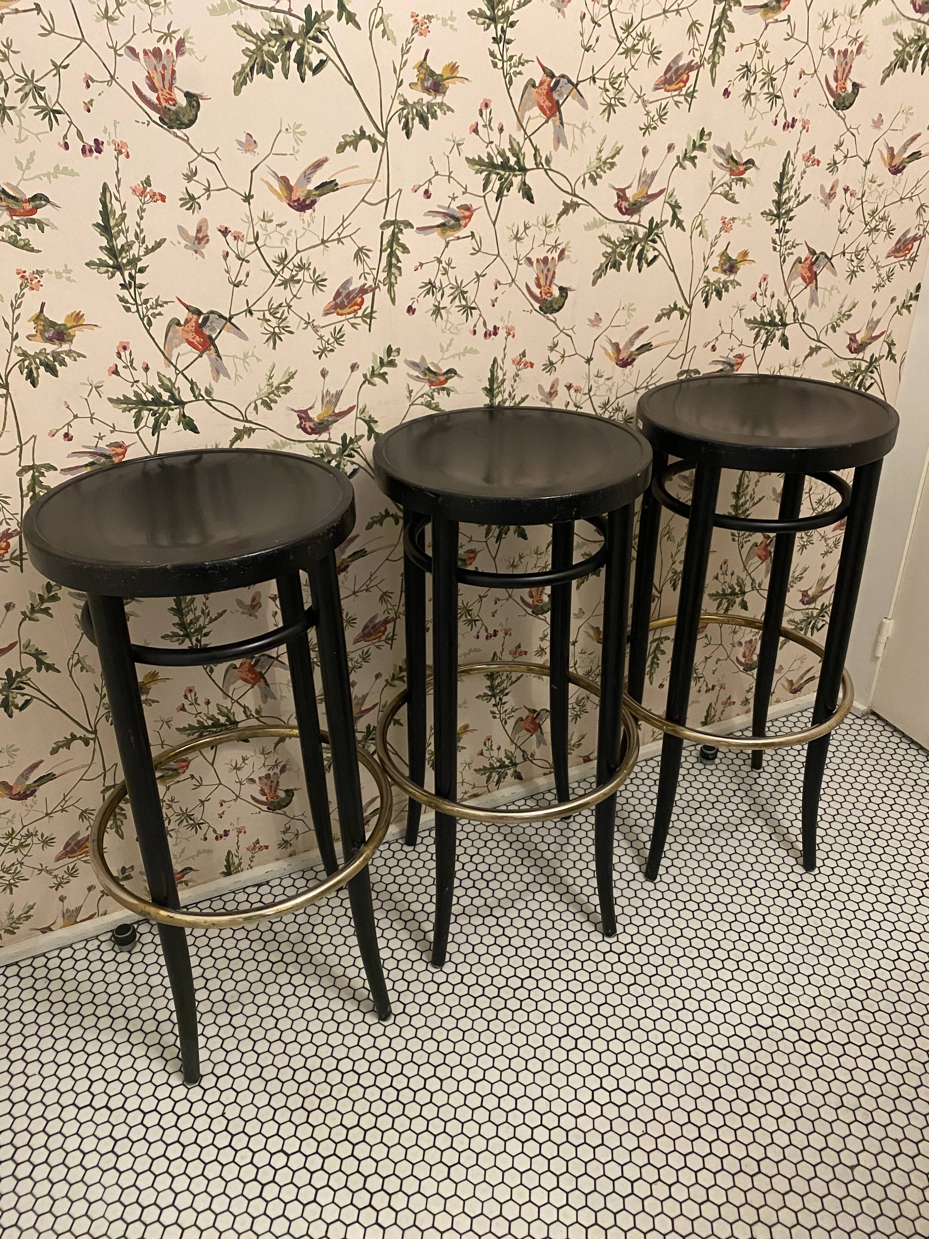 Tabourets de bar Thonet