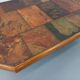 Vintage Brutalist Stone and Oak Coffee Table from the 70s 80s