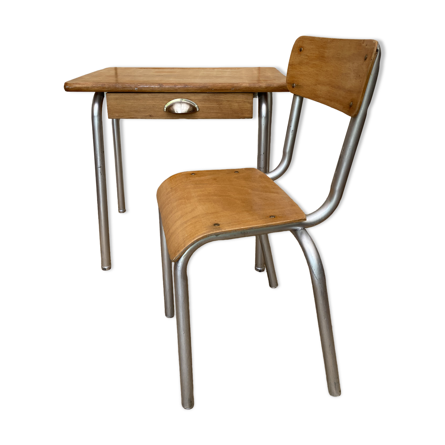 Table et chaise d'écolier