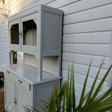 Sideboard 2 bodies in painted wood