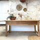 Farmhouse table with bread board