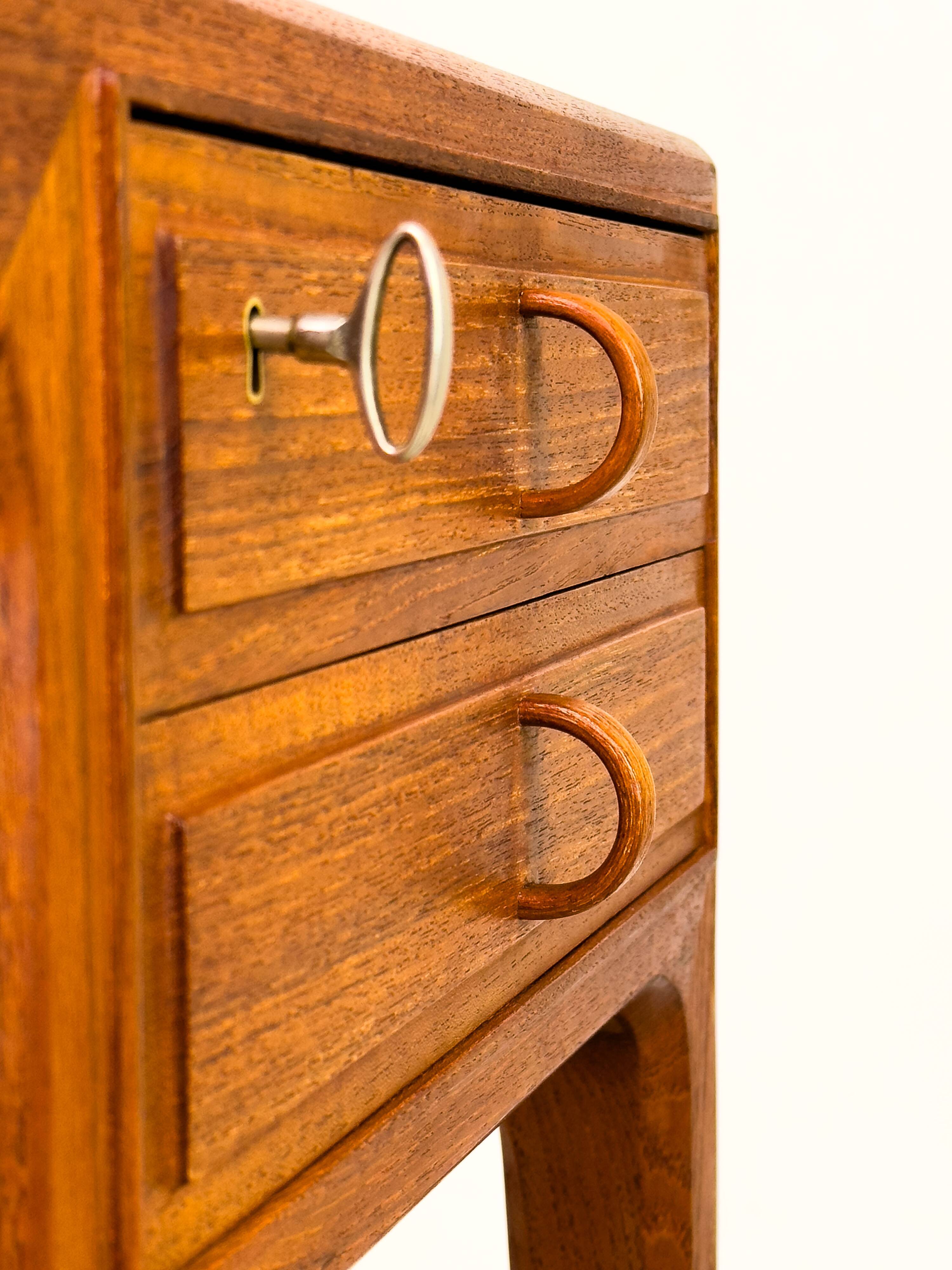 Teak Desk by Bertil Fridhagen for Bodafors, 1960s