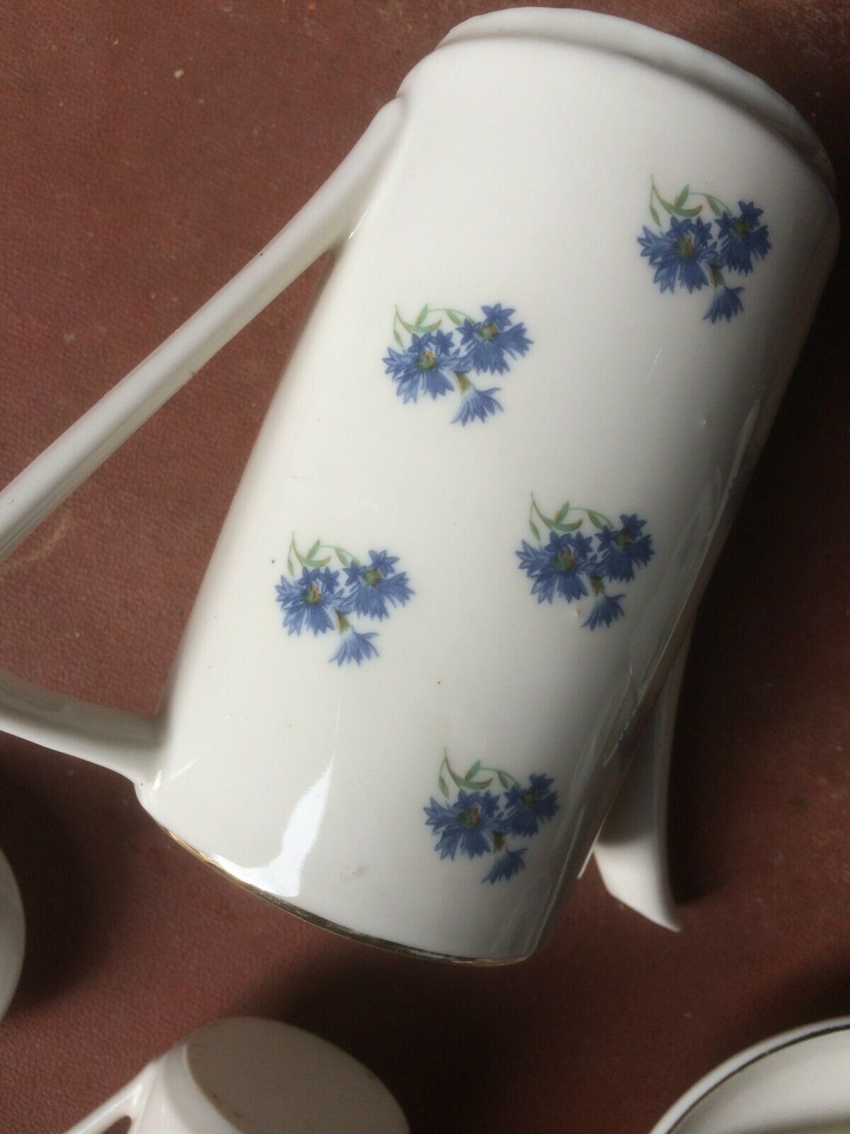 Porcelain flower tea service