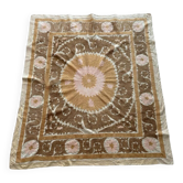 Vintage hand-embroidered tablecloth 136x158 cm