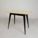 Bistro table Henri Julien, model Tolix T55 with a Formica top, 1950s.