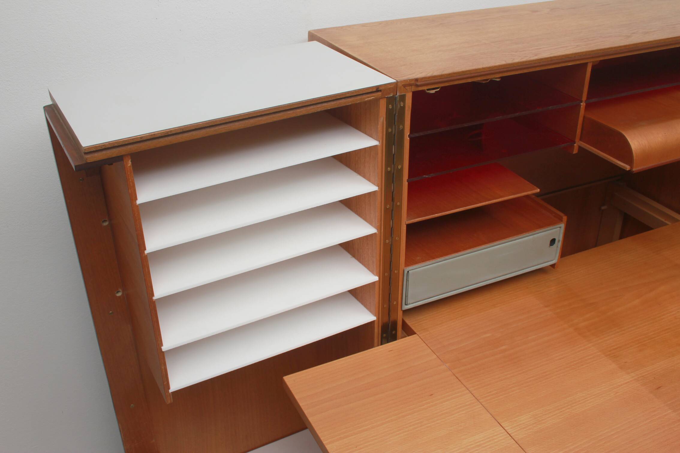 1950s cupboard with desk, Magic Box Mummenthaler