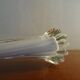 Murano glass vase twisted flower neck