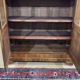 19th century walnut Restoration bookcase