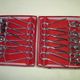 Set of 12 stainless steel snail clamps Létang and Rémy