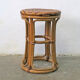 Rattan bamboo stool