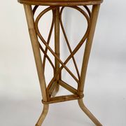 Rattan side table, 1960s