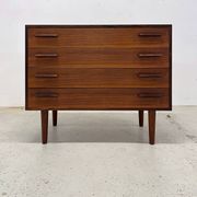 Rosewood Chest Of Drawers By Kai Kristiansen For Feldballes