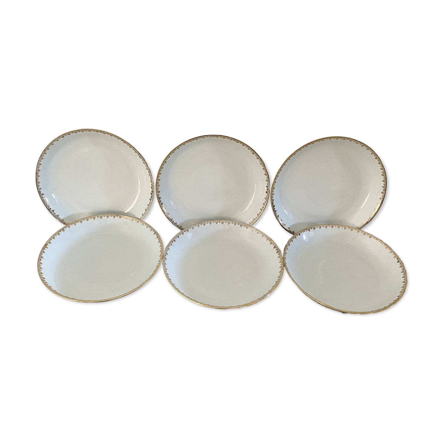 Limoges porcelain soup plates