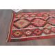 1970s Vintage Turkish Hand-Knotted Wool Cotton Red Runner Rug 83x314