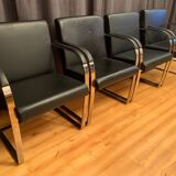 A set of four "Brno" chairs 1980s