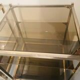 Hollywood Regency coffee table / end table dlg Guy Lefèvre circa 1970