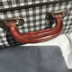 Suitcase cardboard tiles corners brown red