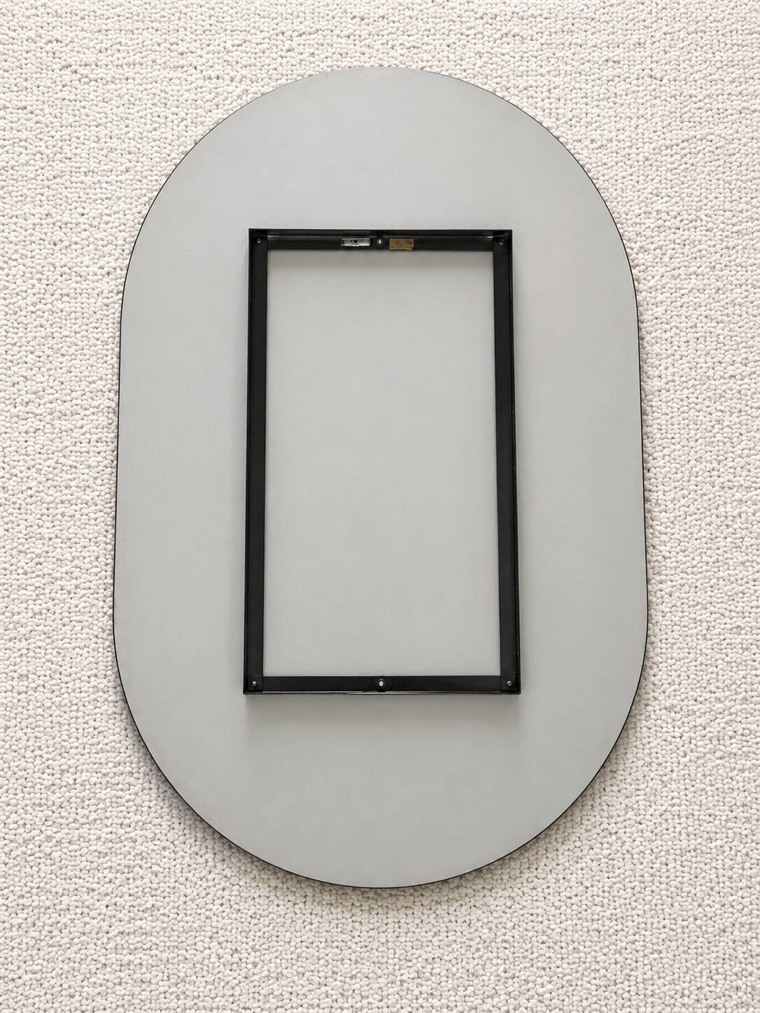 Italian Veca mirror in smoked glass, 1970s