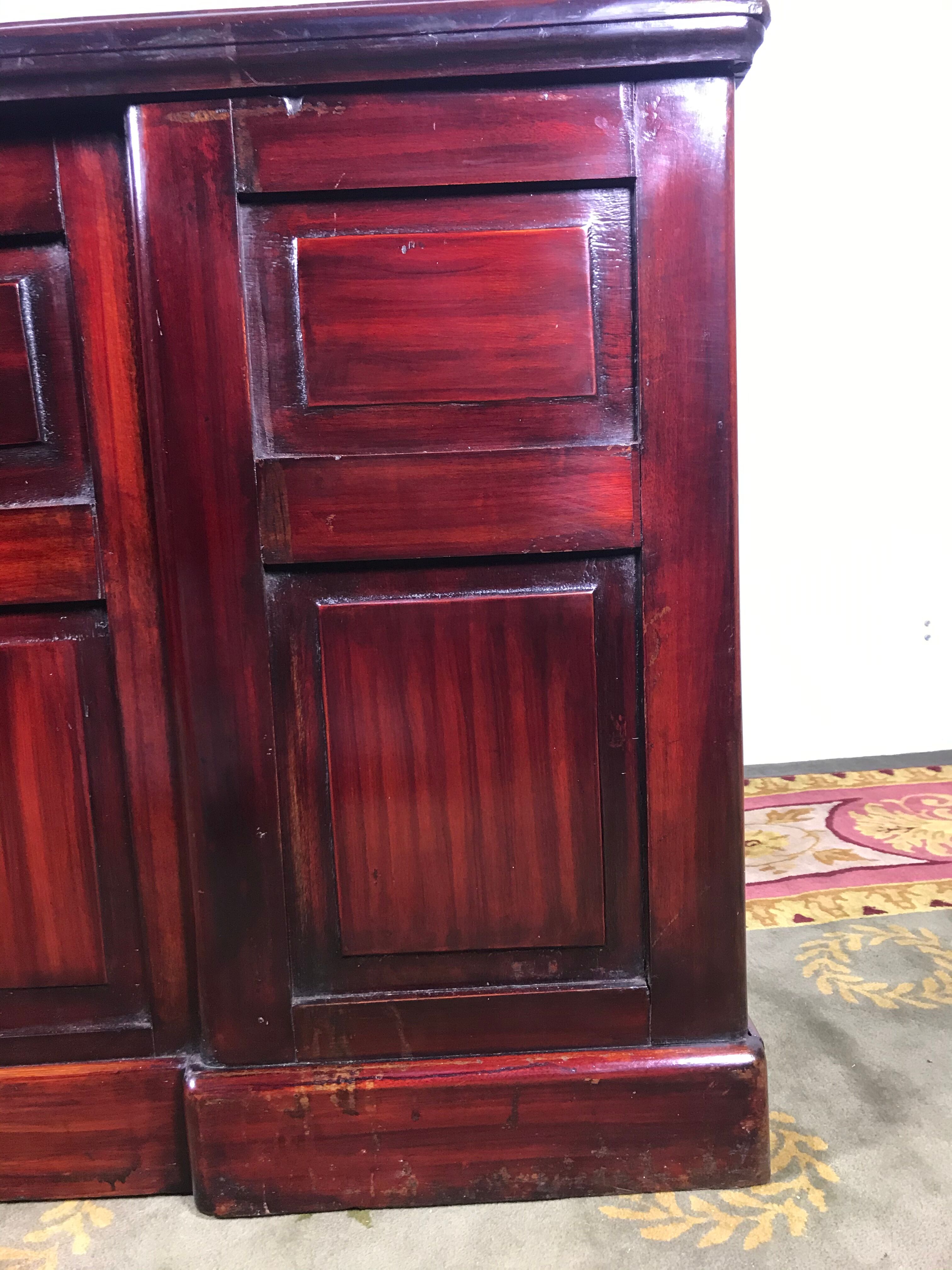 Restored U.S. Mahogany Caissons Administrative Office