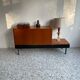 Asymmetrical vintage teak row