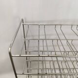 Metal bottle shelf locker