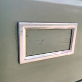 Metal clamshell cabinet