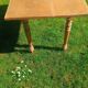 Table de ferme pieds tournés