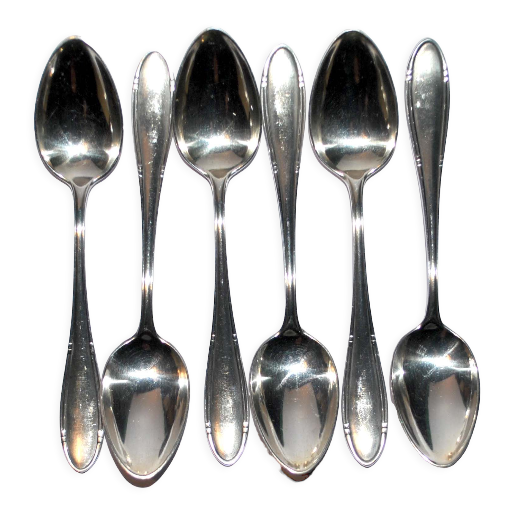 Demiawaking Lot De 4 Vintage Cuillères À Café Ensemble De