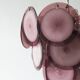 Murano Glass Discs Chandelier from AV Mazzega, 1970s