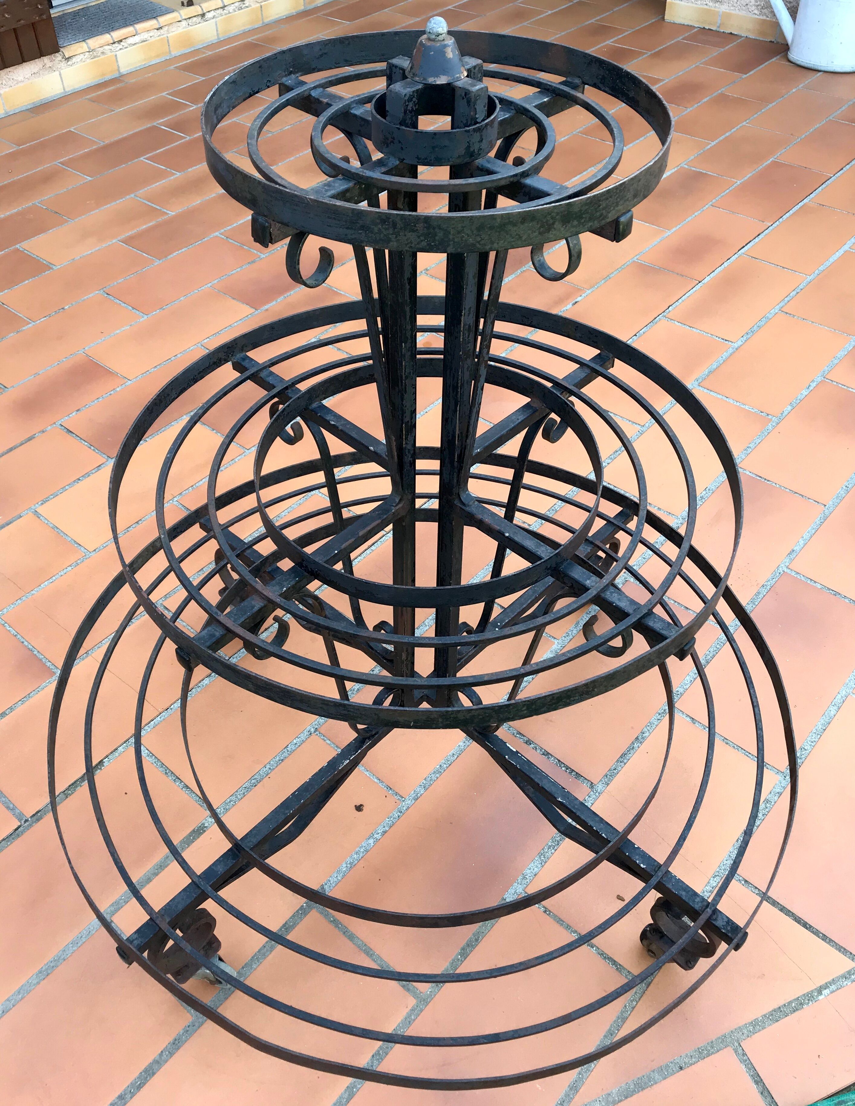 Ironworks plant holder