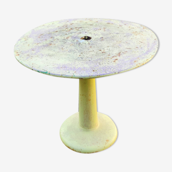 Round table steel model "G" by Xavier Pauchard for Tolix around 1930