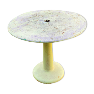 Table ronde acier modèle G par xavier Pauchard pour Tolix vers 1930
