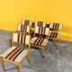 Set of 6 mid-century oak dining chairs by Uldum Mobelfabrik 1960s