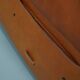 Roche Bobois leather club chair with beige/cognac collar – France, circa 1980