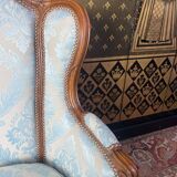 Restored Louis XV style shepherdess armchair